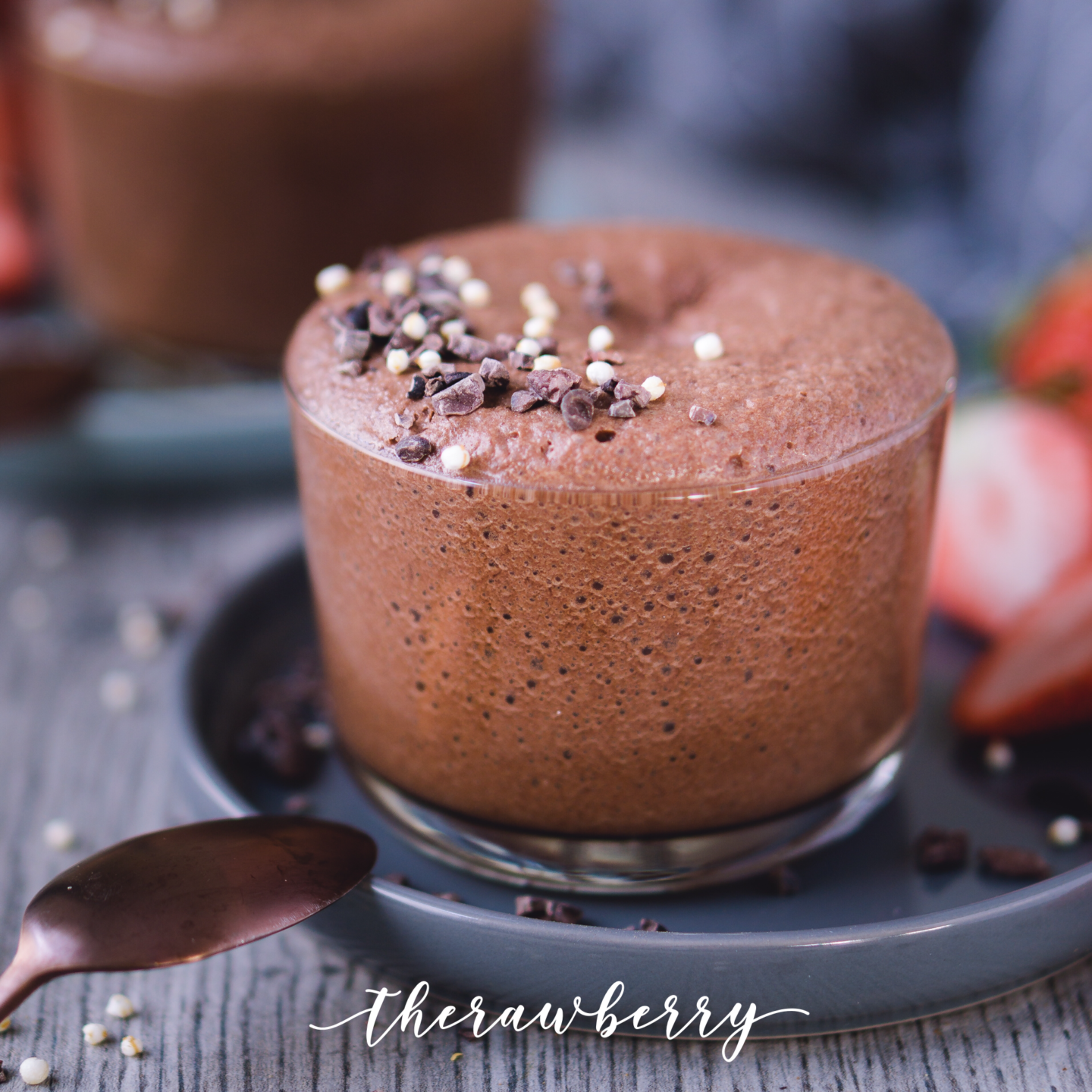 chocolate, aquafaba, recipe, vegan, refined sugar free, spoon, mousse, dessert, vegan food, food, healthy, diet